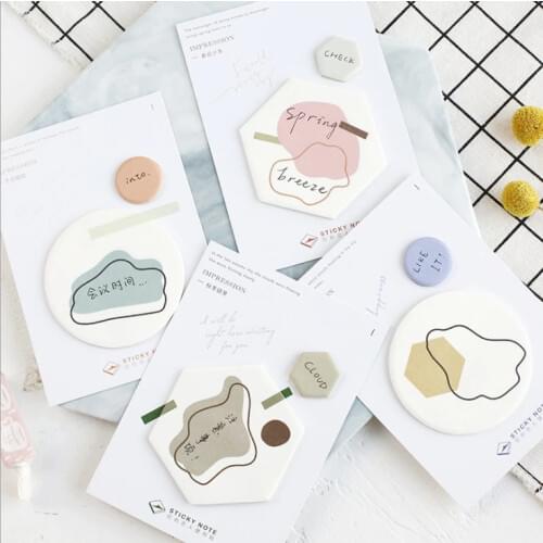 Colorful cloud sticky note memo pad(1pack)