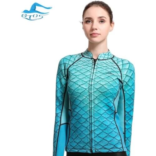 Woman girls 3mm wetsuit jacket Professional High Quality Popular Hot Sale Wetsuit Jackets