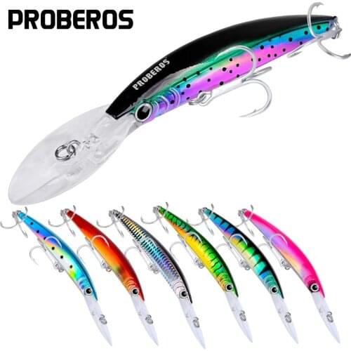 1PCS 17cm 26g Fishing Lure Minnow Walleye Balancer Crankbait Bass Artificial Fishing Hard Bait Fishing Tackle 2/0# Hook
