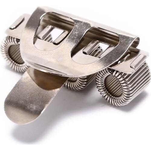 1 Pcs Nurse Uniform Metal Pen Holders Triple Hole Pen Holder With Pocket Clip Doctors Desk Storage 40x25mm