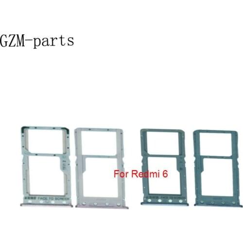 20pcs/lot sim card slot tray for xiaomi Redmi 6 6A SIM Tray Sim Card Holder Slot for redmi 6 /6A sim card slot