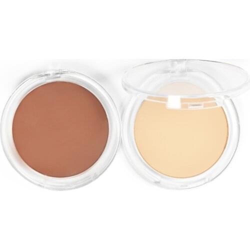 Face Powder Custom Private Label Full Coverage Makeup Matte Concealer Pressed Compact Powder