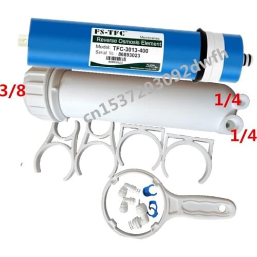 400 GPD reverse osmosis water filter 3013-400 RO membrane water filter housing osmosis inversa 3 / 8 1 / 4 quick link