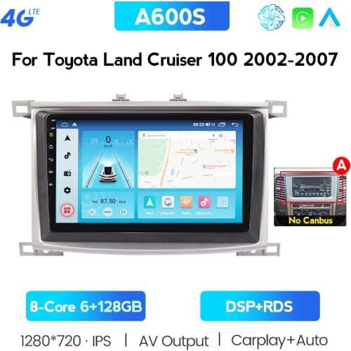 NAVITREE Car Radio Multimedia Video Player 9 Inch Android 10.0 Dvd For Toyota Land Cruiser LC 100 2002 2007 FM Car Information