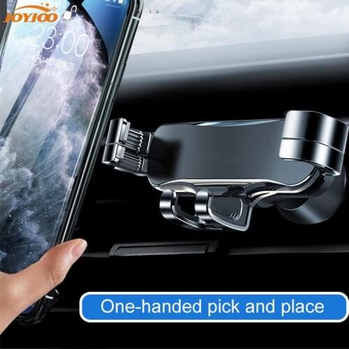 Car Mobile Phone Gravity Bracket Mobile Universal Phone Holder Air Outlet for Vehicle Mobile Phone Clip Car Navigation
