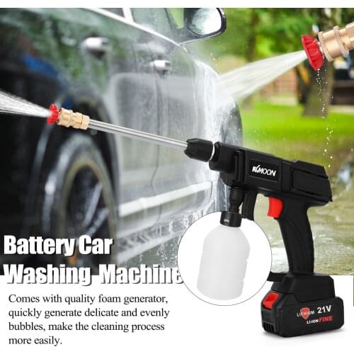 21V Cordless Electric Car Washing Machine 4L/min Water Flows Garden Watering Agricultural Irrigation Multipurpose Utility Tools