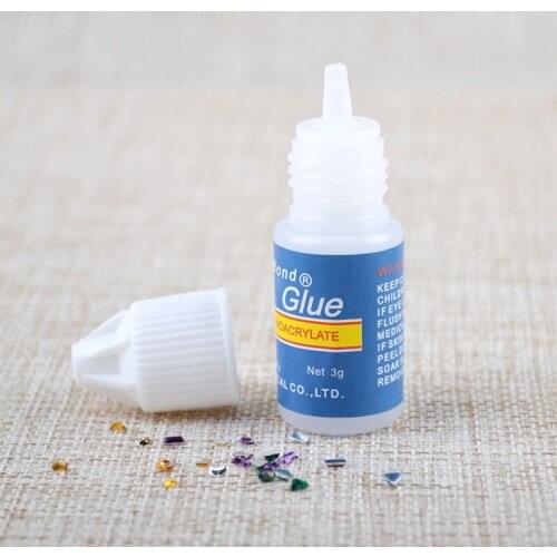 High Quality 3g Nail Glue Rhinestones Nail Stickers False Tips Nails Decoration Beauty Glue Phone Crystal Jewelry DIY Home Tool