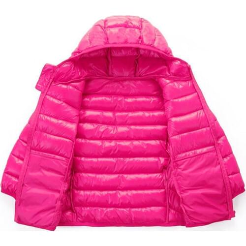Childrens Cotton-padded Coats Winter Warm Fashion O-neck Spring and Autumn Kids Jackets Regular Outerwear