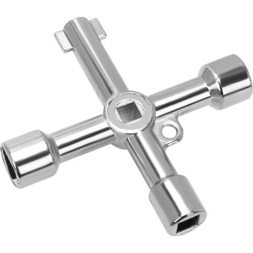 5 in 1 Elevator Cabinet Square Triangle Round Hole Train Electrical Cupboard Spanner Cross Switch Key Wrench for Box