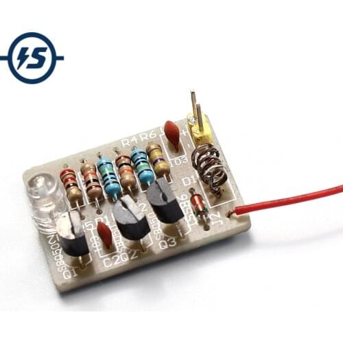 Electronic DIY Kit Mobile Phone Signal Flash Light DIY Kit 3-12V Radiation Power Do-it-yourself