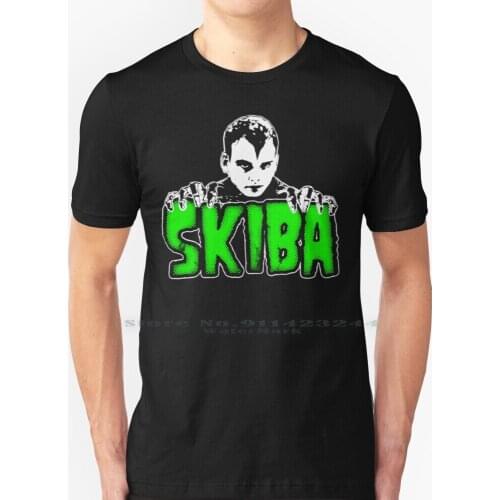 Skiba-Matt Skiba T Shirt 100% Pure Cotton Matt Skiba Blink 182 Dead Kennedys Bad Brains Minor Threat Black Flag Hardcore Dag