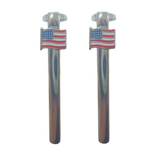 Chrome flag clips , suitable for fancy pen, comfort pen, slimline pen and streamline pen RZ-PCL07-CHR