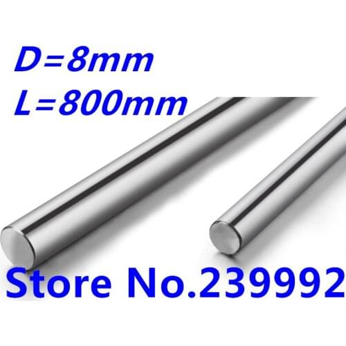 4 pcs/lot 8mm x 800mm length 8mm linear shaft 800mm Cylinder linear guide rod slide Rail motion Optical Axis rails CNC parts
