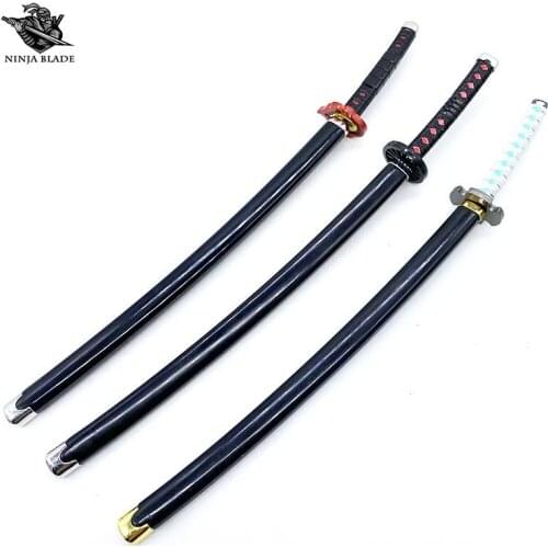 Demon Slayer Kamado Tanjirou Nichirin Blade Destroyer of Demons Sword Sun Breathing Katana Hinokami Kagura Mini Weapon Replica