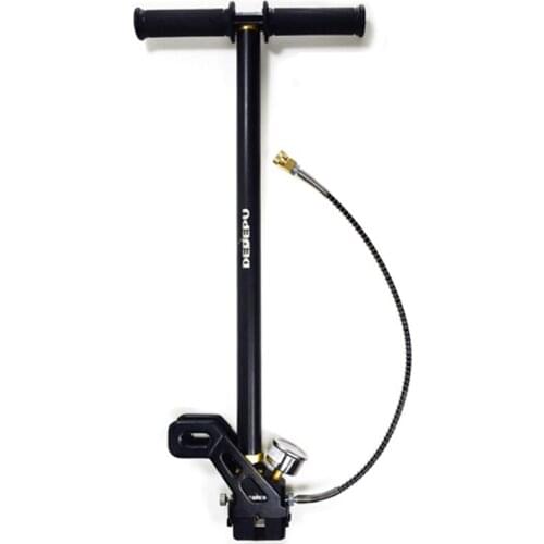 DEDEPU Pcp Pump 4 Four Stages Stage High Pressure Hand Pump Operated Air Pump 30Mpa 4500Psi Hpa Tank Car Bike Air Pump