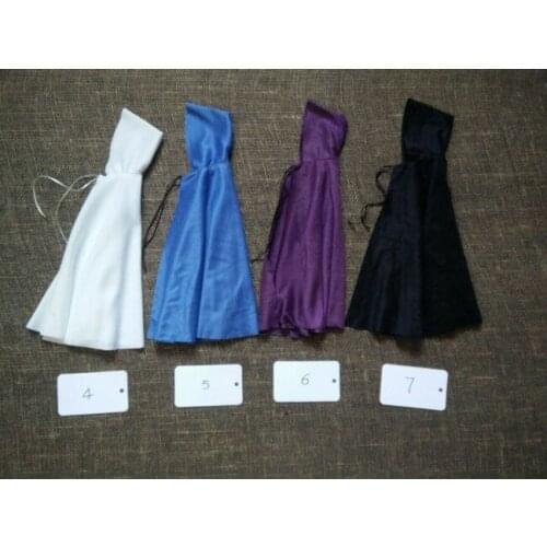 No.4 1pc 1:6th White with a hat cloak Coat For 12" male Female Figure Body Toy