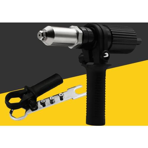 New 2.4mm-4.8mm Electric Rivet Nut Gun Riveting Tool Cordless Riveting Drill Adaptor Insert Nut Tool Riveting Drill Adapter