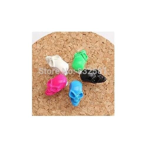 New Fashion Hot Sales New Style Fashion Candy Colors Skull Earrings Jewelry Accessories Wholesales