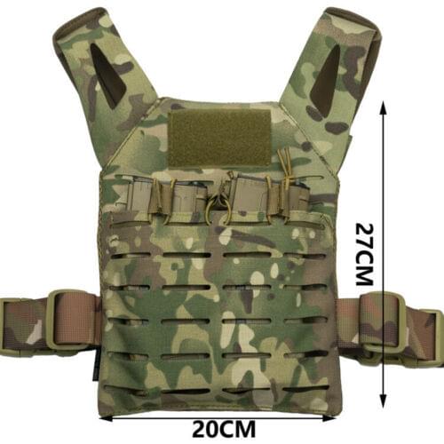 NEW Adjustable JPC Tactical Vest Molle Jump Plate Carrier Waistcoat FOR Kid Children