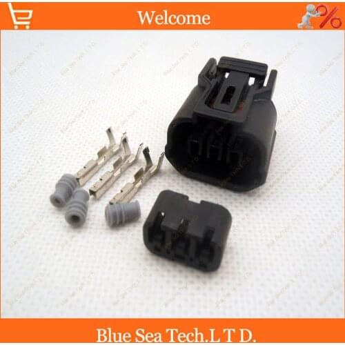 Sample,5 sets 3Pin female Auto right holder plug,Auto electrical connector,CRV auto Taillight plug for Honda,Toyota car