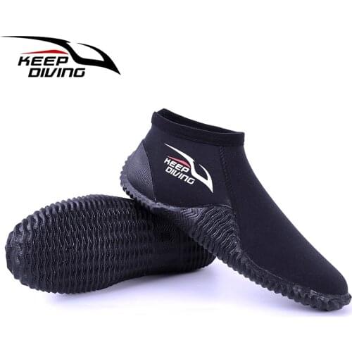 Water Shoes Quick Drying Neoprene Scuba Vulcanization Diving Boots Anti-slip Adult Diving Boots Warm Fins Spearfishing Shoes