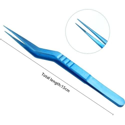 Titanium Alloy Forceps Ophthalmic Tweezer Micro Forcep Plastic Instrument Ophthalmic