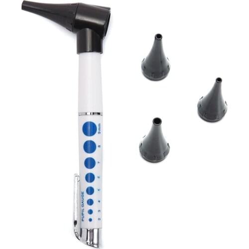 Medical Otoscope Ophthalmoscope Penlight Magnifying Pen Diagnostic Earpicks Flashlight Ear Nose Throat Clinical Set Ear Cleaner