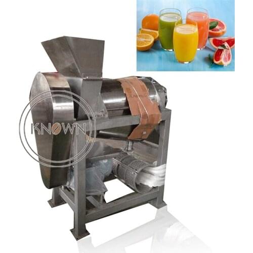 Commercial Screw Type Vegetable Fruit Extractor Industrial Mango Orange Making Juicer Machine for Sale