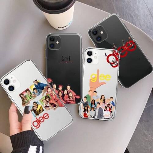 Glee tv show Phone Case Transparent for iPhone 6 7 8 11 12 s mini pro X XS XR MAX Plus custom protective shell