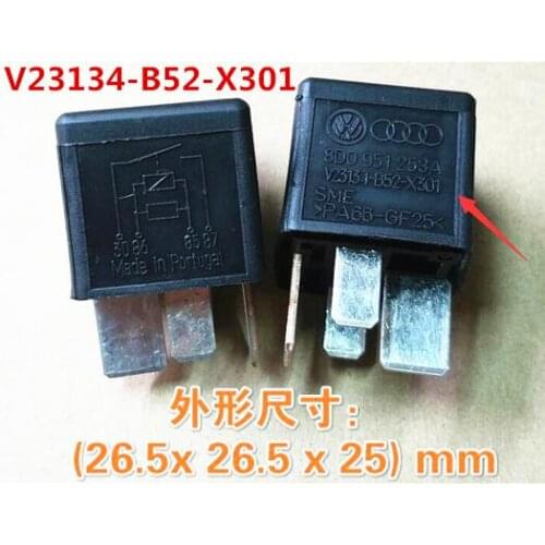 Relay V23134-B52-X301 PA66-GF25 V23134B52X301 PA66GF25 12V 12VDC DIP4 5PCS/LOT