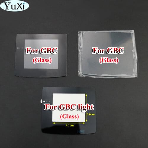 YuXi Glass For Nintend GameBoy Color for GBC Light Lens Protector Backlight Backlit LCD Screen Mod Lens Protector For GBC Color