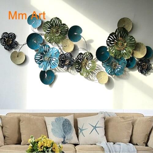 Chinese Style Light Luxury Flower Wall Pendant Decoration Living Room Sofa Background Wall Three-Dimensional Decoration