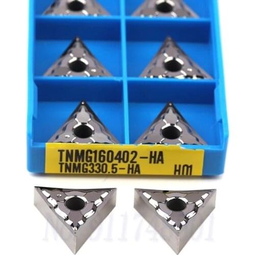 TNMG160402 TNMG160404-HA H01 Carbide Insert TNMG160408-HA H01 Aluminum Turning Blades CNC Lathe Cutting Tool For Aluminum Copper