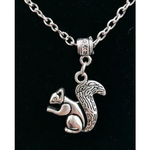 Mixed Animals Monkey Koala Squirrel Sheep Elephant Wolf Necklaces Pendant Vintage Charm Collar Statement Choker Necklaces