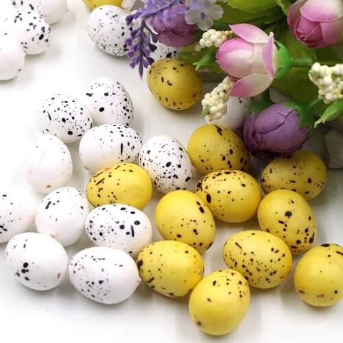 10Pcs Artificial Colorful Bubble Bird Egg Childrens Toy DIY Home Party Easter Decoration Egg Fun Toy Gift