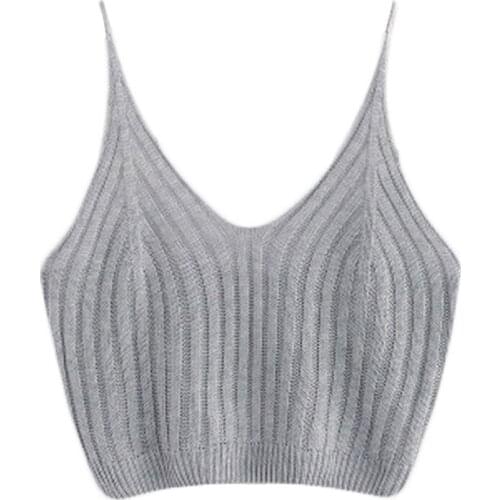 Womens Summer Basic Sexy Strappy Sleeveless Racerback Crop Top