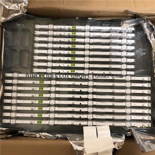 New 10set=80pcs LED strip for Samsung UN43J5200 2015 SVS43 FCOM FHD V5DN-430SMA-R1 V5DN-430SMB-R1 BN96-37294A 37295A BN96-38878A
