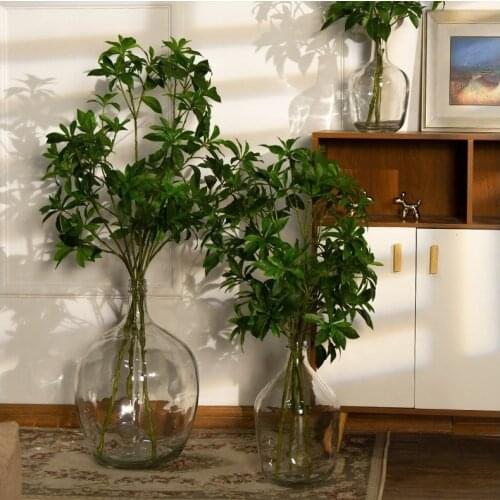 105cm Fake Green Leaf Branch Pieris japonica Home Decoration New Large green branches Nordic Style
