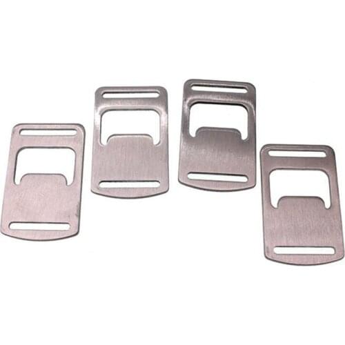 500pcs Stainless Steel Bottle Opener Flat Speed Bottle Cap Opener Remover Bar Blade Kitchen bar Tool accessories NO481