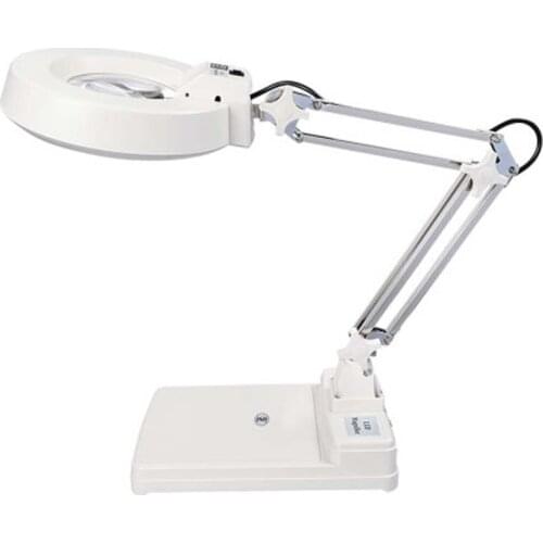 20X Illuminated Magnifier Stepless dimming LED Magnifying Glass for Soldering Iron Repair/Table Lamp/ experiment Tool Desk Lamp