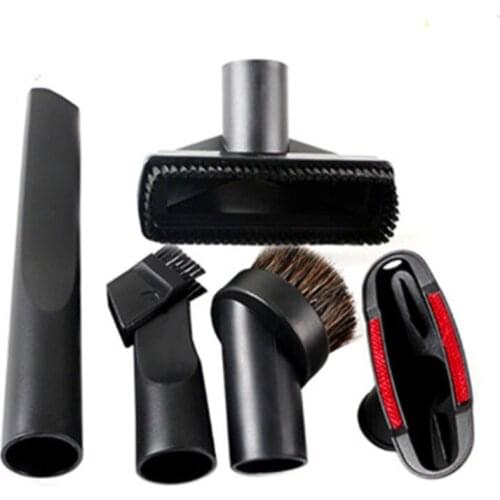 5 Pieces For Vacuum Cleaner - Vacuum Cleaner Accessories Horse Hair Round Brush Sofa Suction Long Flat Suction Two In One Flat S