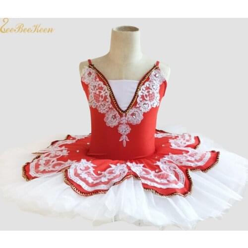 Girls Ballet Tutu Dance Dress Bailarina Adult Tutu Ballet Dancewear Children Swan Ballet Dress Stage Performance Costume