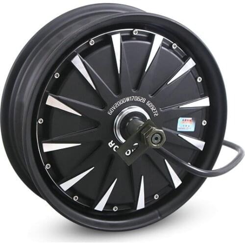 72V96V120V12 inch1500W2000W3000W brushless DC hub motor electric vehicle rear wheel drum brake /disc brake DIY accessories