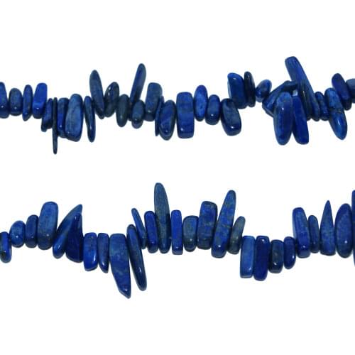 Wholesale 12-18 MM Stick Shape Natural Stone Lapis lazuli Stone Beads For Jewelry Making DIY Necklace Bracelet Material Strand