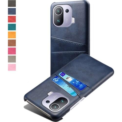 For Xiaomi Mi 11 Pro Ultra 11i 6X 5X A1 A2 A3 Lite Case Luxury PU Leather Card Slots Cover For Xiomi Mi 8 SE 11X Pro Max 3 Funda