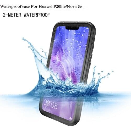 Shellbox waterproof case For Huawei P20Lite / Nova 3e summer swimming protection sleeve anti-fall For Huawei P20lite phone case
