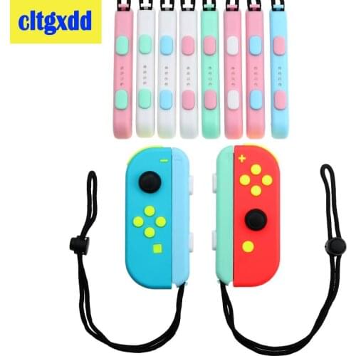 Cltgxdd 2PCS Wrist Strap Sling For Nintend Switch NS NX Console Joy-Con Wrist Wraps Band Strips Hand rope lanyard Accessories