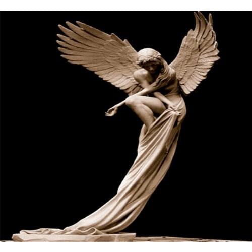 Nordic style resin angel figurines interior Creative Craftwork home living room Office desk sculptures decoration accessories