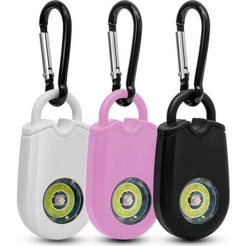 Personal Carabiner Alarm 125dB Hand Held Safety Siren Self Defense Alarm Safesound Personal Security Alarm Keychain for Outdoor