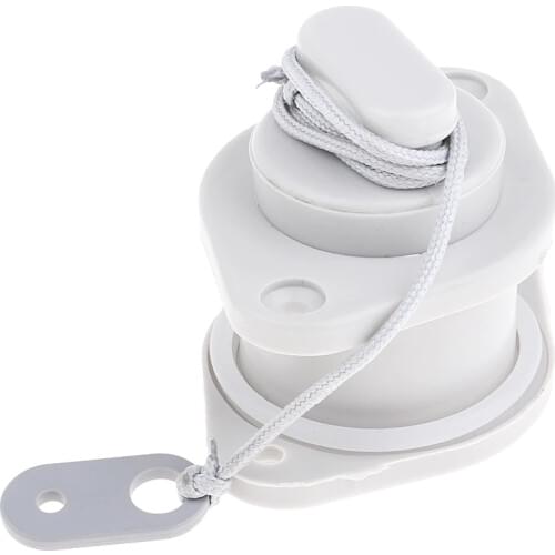 PVC Scupper Drain Valve Cap With Card For Kayak Inflatable Boat Speedboats